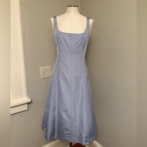 J. Crew 100% Silk Light Blue Maxi Dress